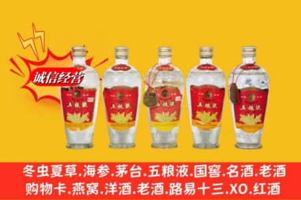 运城市河津回收老五粮液